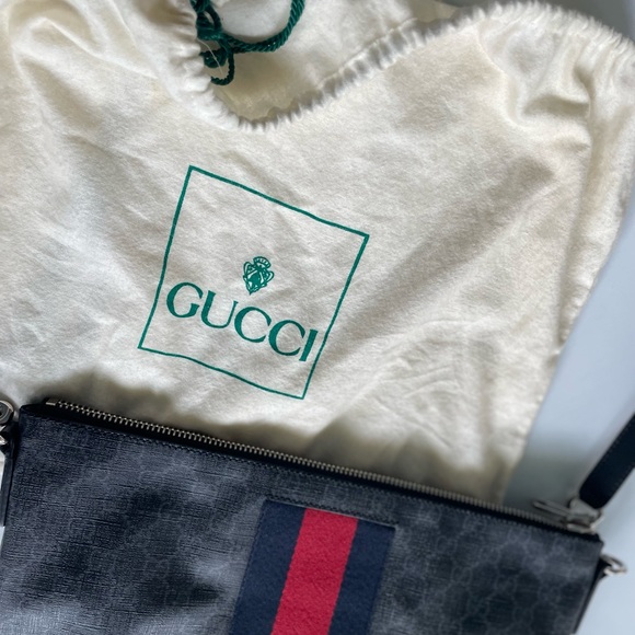 Gucci Messenger Bag, Unisex, LIKE NEW, GG Messenger black Bag with Strap, NICE💯 - Picture 4 of 16